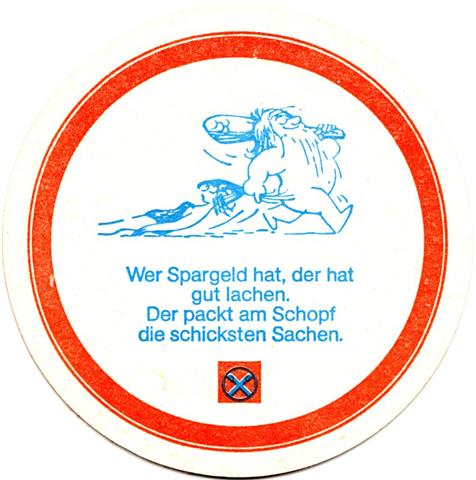berlin b-be dt vrbank spruch raiff 3b (rund215-wir helfen ihm-blauorange) 